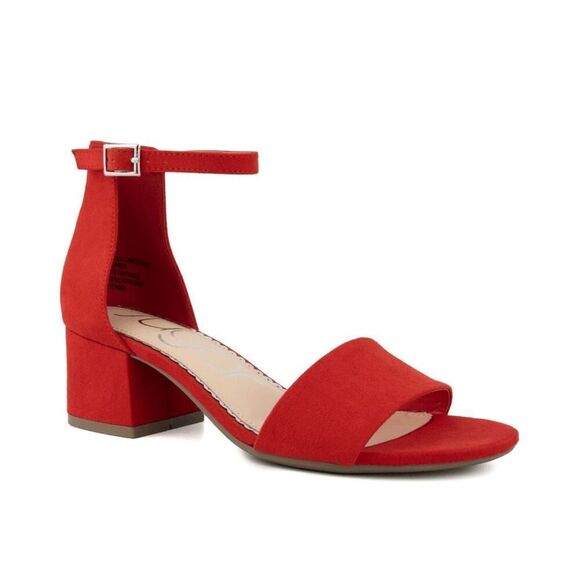 Sugar Women's Noelle Low Dress Sandals - Red 10M - Picture 6 of 7
